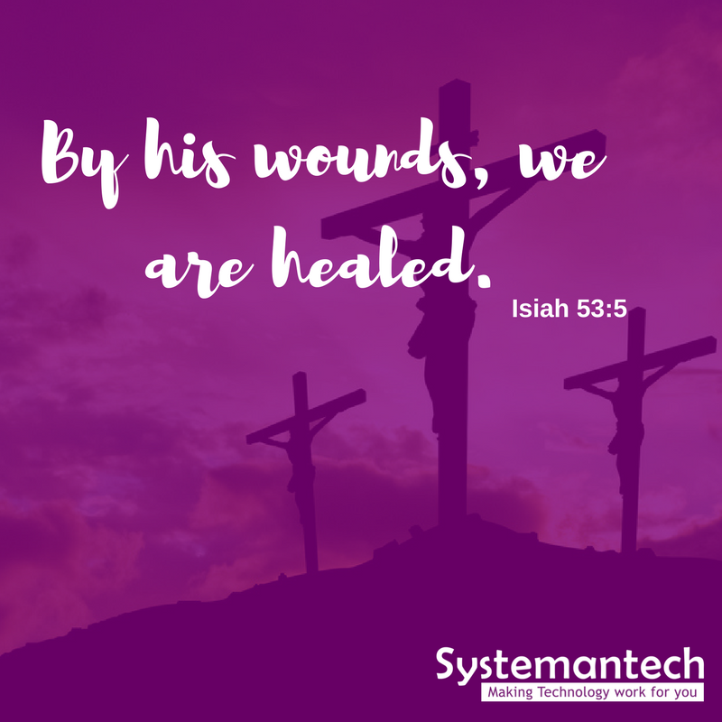 systemantech's tweet image. By this we know love, that He laid down His life for us. Have a blessed #GoodFriday.