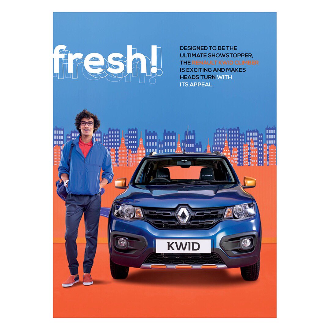 themensarsenal's tweet photo. We hung out with the fresh, fun and sporty Renault Kwid Climber. Check it out! @RenaultIndia #RenaultKwid #KwidClimber #Liveformorestyle https://t.co/BUJZ99hmhy