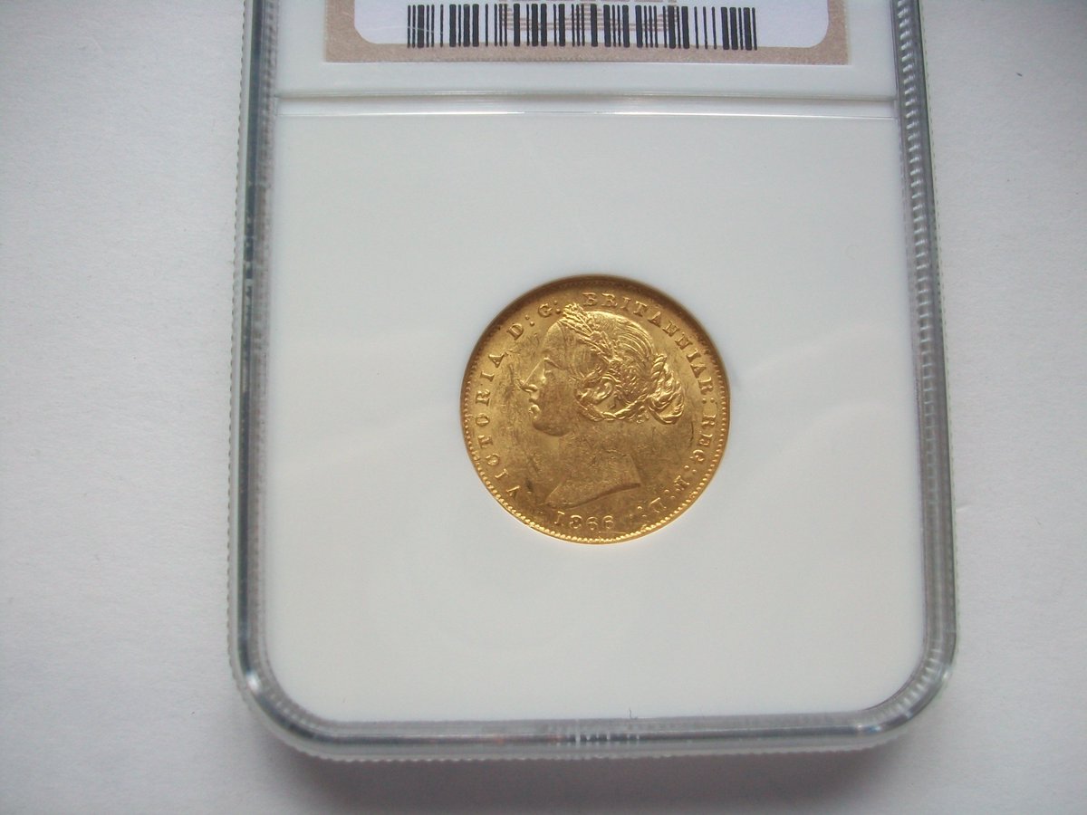 ringramcoins's tweet image. 1866 Australian Sovereign 1866 Slabbed by NGC AU55 £950. For more info bit.ly/2osPbsl We sell lots of foreign Gold raw and slabbed.