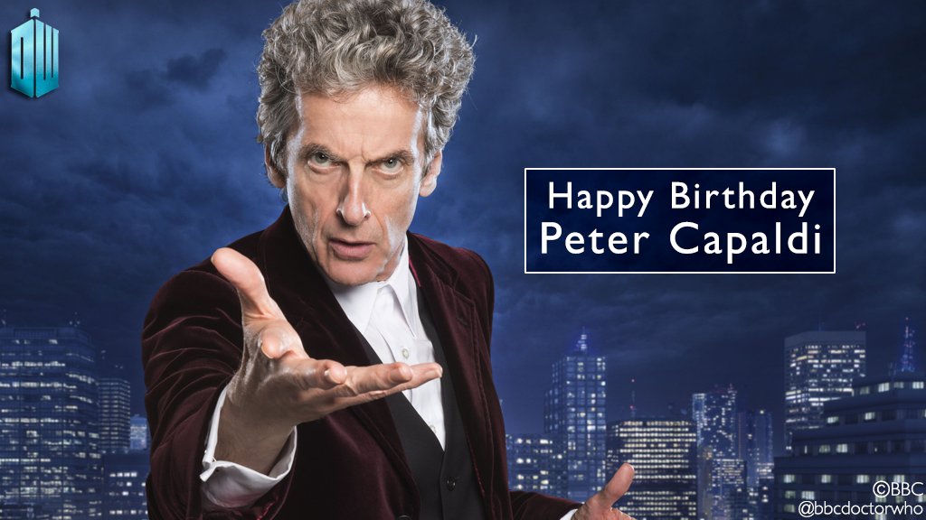 Happy birthday, Peter Capaldi!    