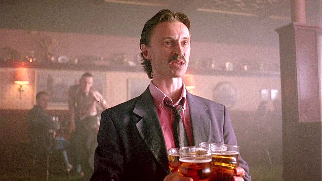 Begbie getting the beers in ! 
Happy Birthday Robert Carlyle, born on this day In 1961. 