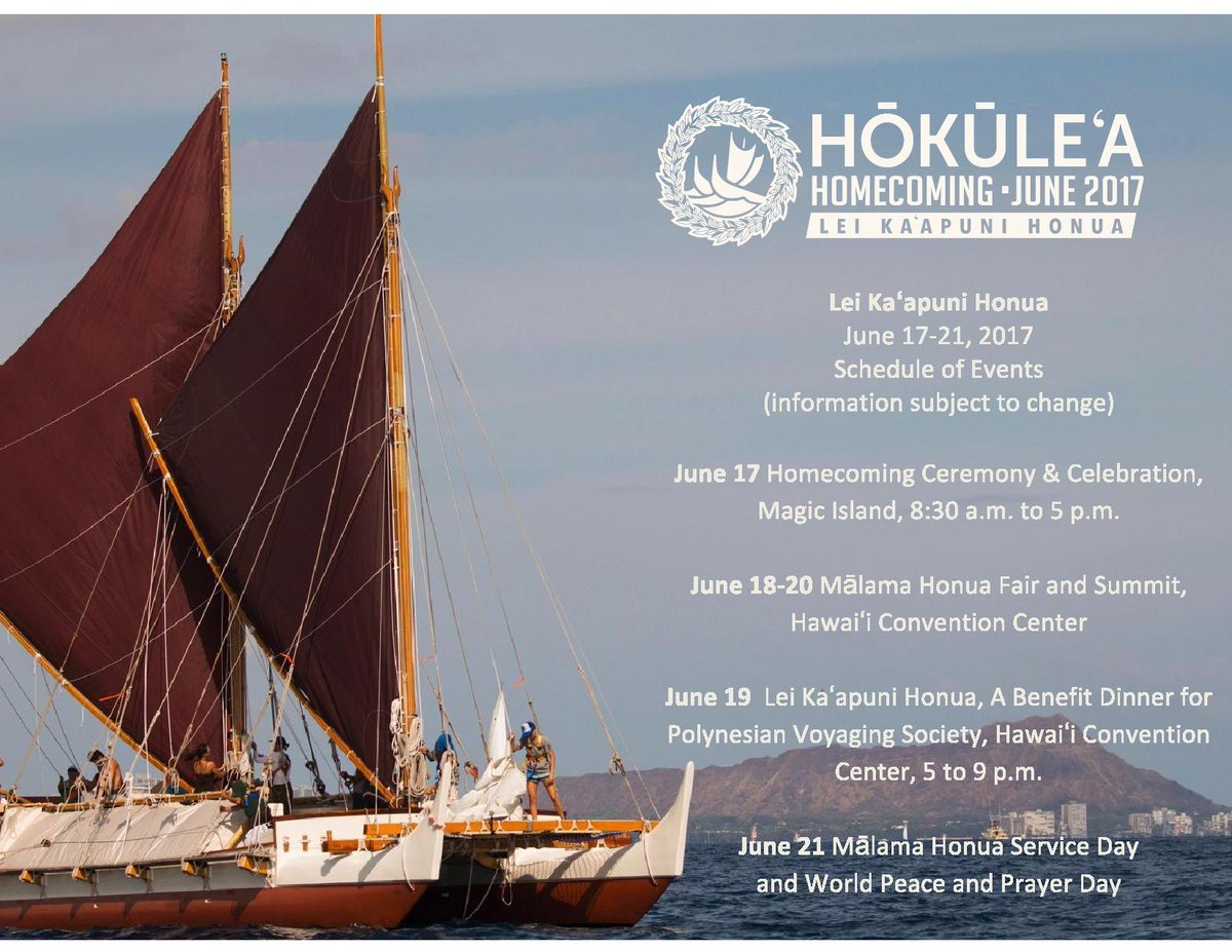 hmh_uhm's tweet photo. Hokule'a is coming home to Honolulu...June 2017! #hmh #hokulea #malamahonua https://t.co/rBvW3uypap