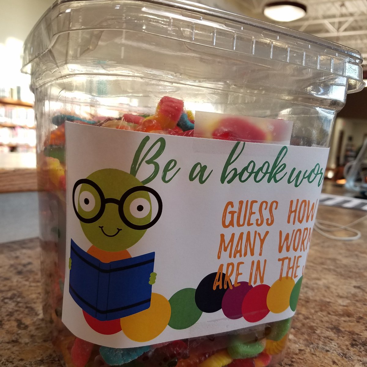 Scott2MC on Twitter "Guess how many gummy worms are in the jar. The