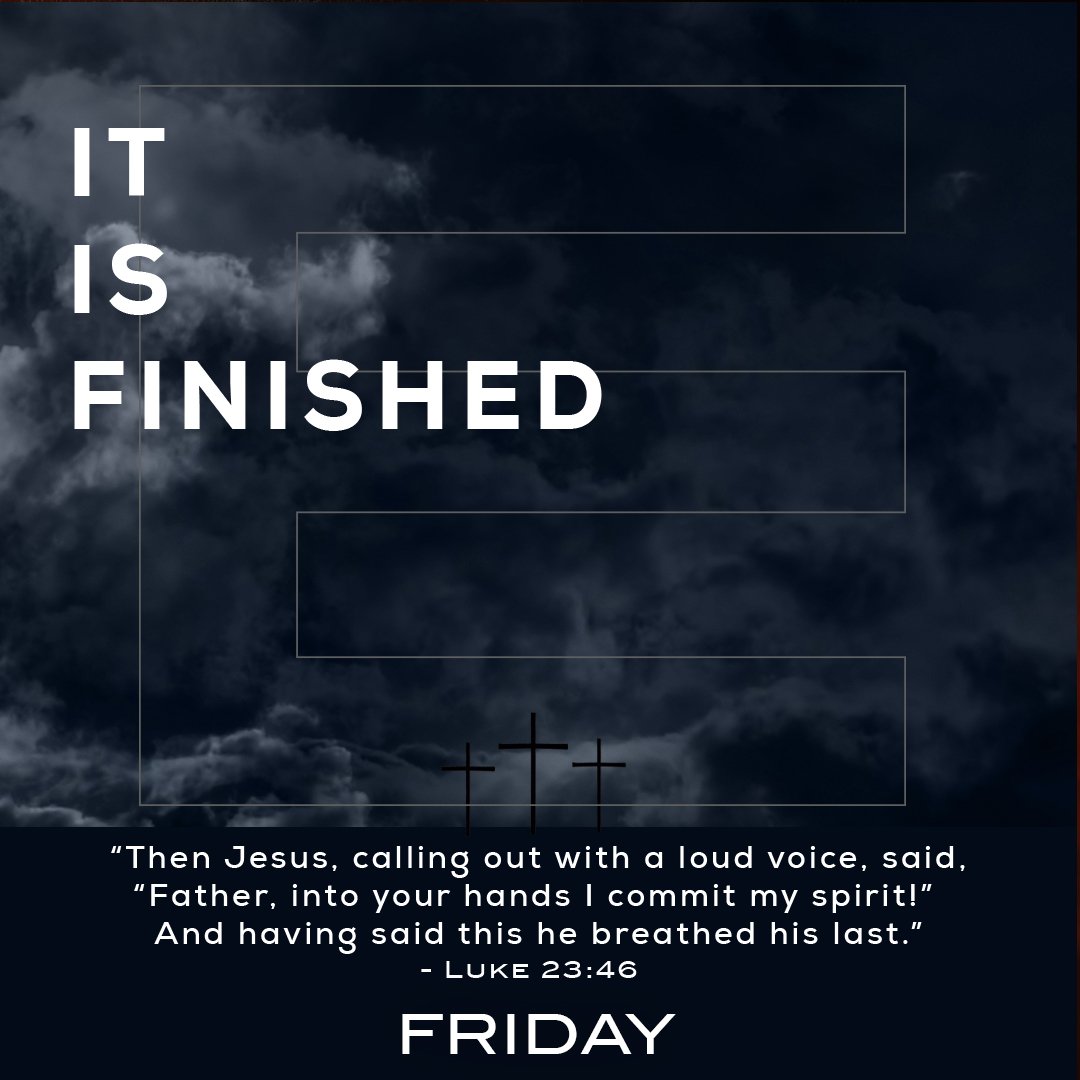 theCaveSpring's tweet photo. Luke 23:46 
https://t.co/E02VR2hqFu https://t.co/Y2OZOcbVKa