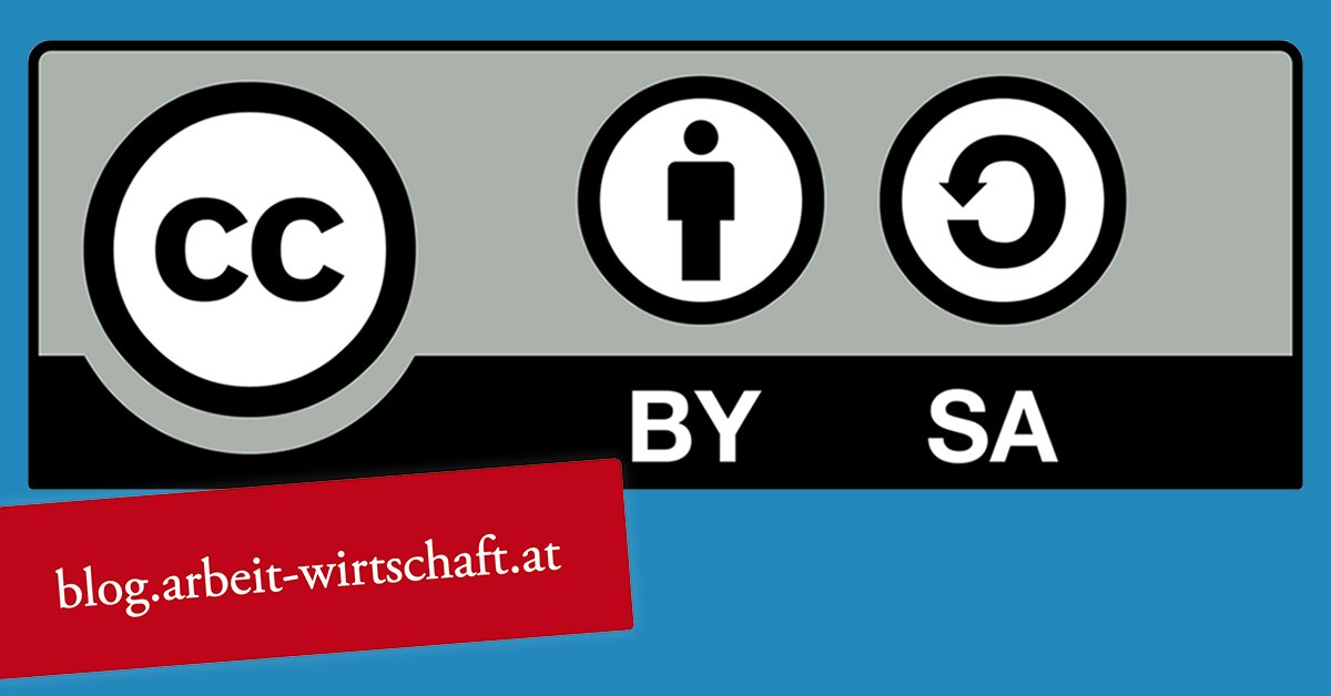 Andere verteilen Ostereier - wir teilen Wissen. Der A&amp;W-Blog läuft ab jetzt unter #Creative Commons Lizenz. blog.arbeit-wirtschaft.at/der-aw-blog-la…
