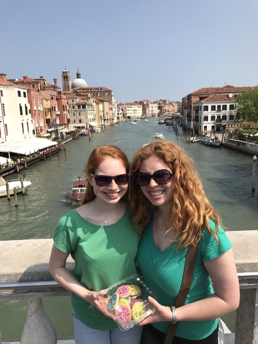 lynniethepooh88's tweet photo. Update: the @McAuleyMohawks cookies have made it to Venice!!! #circleofmercy #orcookies https://t.co/muervjW7Qn