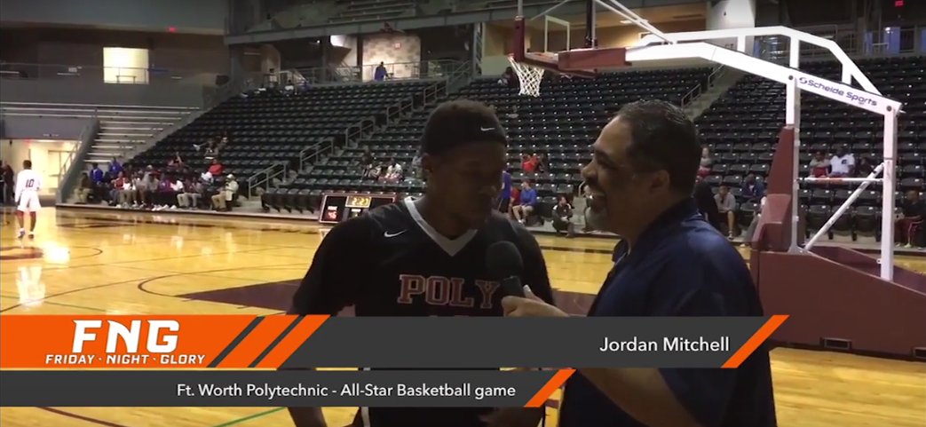 FridayNghtGlory's tweet image. VIDEO Interview w Tarrant County All Star and Ft Worth Polytechnic Guard Jordan Mitchell  fridaynightglory.com/tarrant-county… #FNGsports #SlamDunkChamp