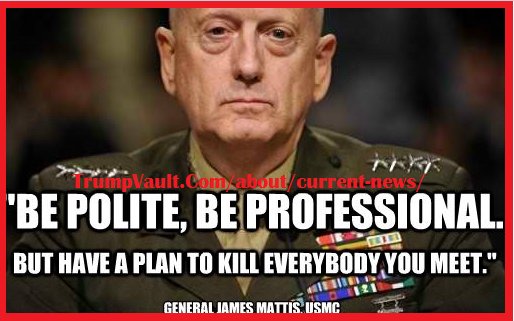 TrumpVault's tweet photo. Trump news! https://t.co/aToCgBQNRt #quotes #Mattis #mattis2020 #Trump #GOP #Dem #FoxNews #CNN #MSNBC #TrumpVault @realDonaldTrump #SecDef https://t.co/fJTFaeTOyh