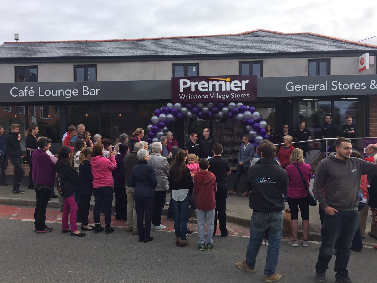 JJNSmith's tweet photo. Delighted to be at opening of this modern new retail store, cafe lounge bar in the village I was married. #whitstone #cornwall https://t.co/dWzuZRVGqW