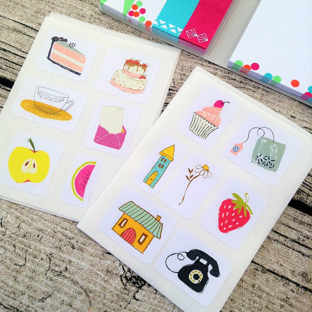 chilliipeppa's tweet image. Tea and cake stickers, Food stickers, Tea cup stickers, Variet… etsy.me/2o8zRms #stickeraddict #CakeStickers