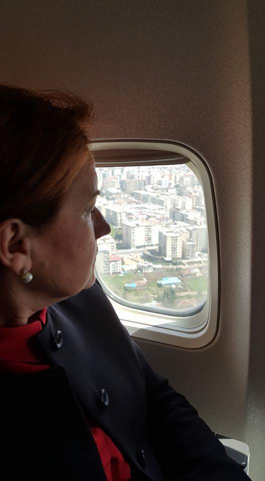 meral_aksener's tweet photo. Diyarbakır'a inişteyiz. Yemyeşil ovadan bereket fışkırıyor. https://t.co/Hy4MORt6Wf