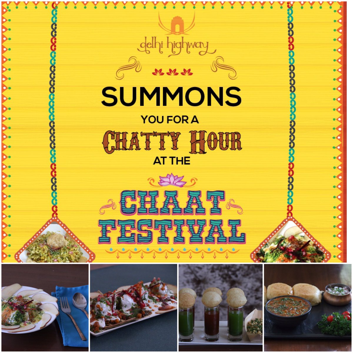 Enjoy the Flavours of Delhi with amazing chaat's at @DelhiHighwayIn Chaat Festival Participate &amp; Win Rs 500 Voucher
facebook.com/foodthisweekmu…