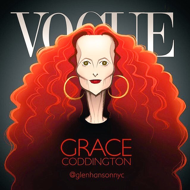 Happy Birthday to Fashion Legend... Baby Grace Coddington! 