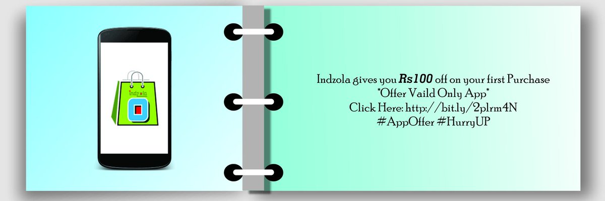 IndZola's tweet photo. @IndZola gives you Rs100 off on your first Purchase 
*Offer Valid Only App*
Click Here: https://t.co/olbuFJ9ZE8
#AppOffer #HurryUP #Indzola https://t.co/GZm4sWHGME