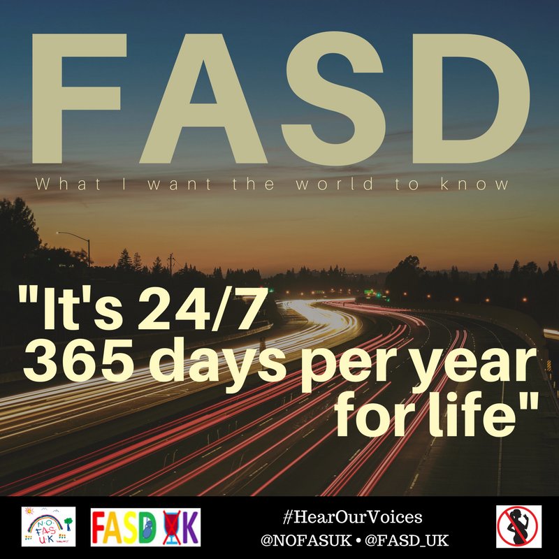 NationalFASD's tweet photo. @NOFASUK &amp; @fasd_uk asked people what they want the world to know about #FASD. One reply: #24/7 #365DaysForLife
#049 is a much easier number https://t.co/gV0BKLN3Tc