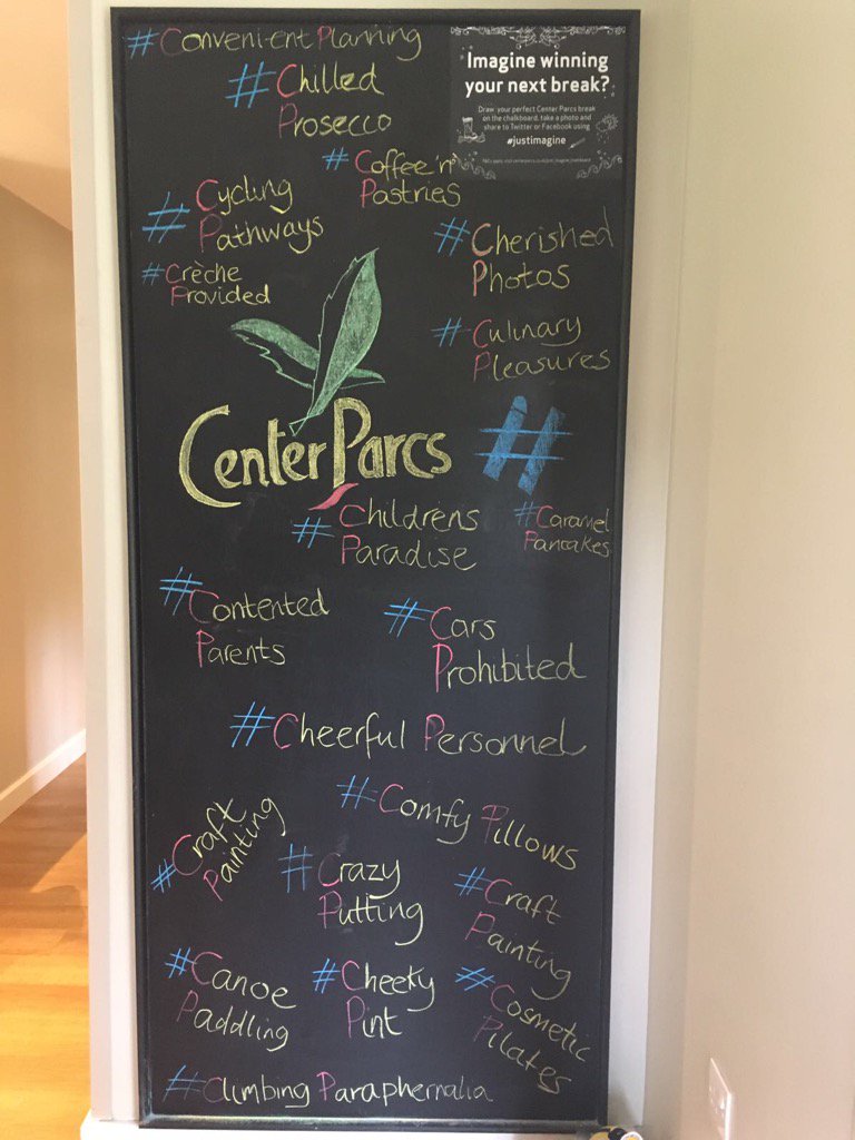 andeenic's tweet photo. Thanks for a fab week @CenterParcsUK - please note our #collectiveperception #justimagine https://t.co/NwoslxQIUk