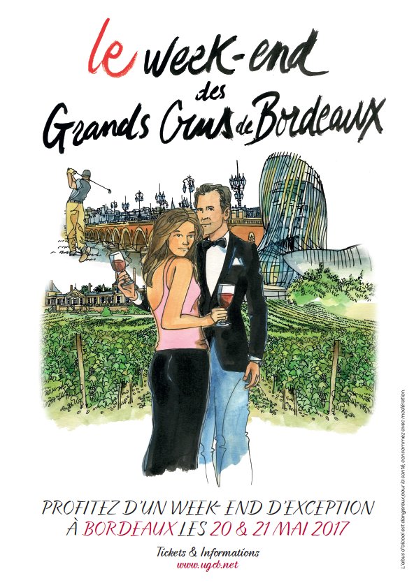 20 & 21 May : Weekend des Grands Crus in #Bordeaux, tickets for the tasting of 2 vintages of 120 Grands Crus on ugcb.net