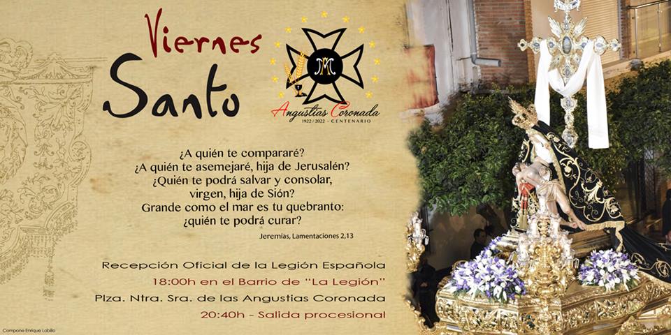Ya es Viernes Santo!!!! Todo un año esperando para esto momento. Utiliza #SSangustias17 para compartir con nosotros tus imágenes y vídeos