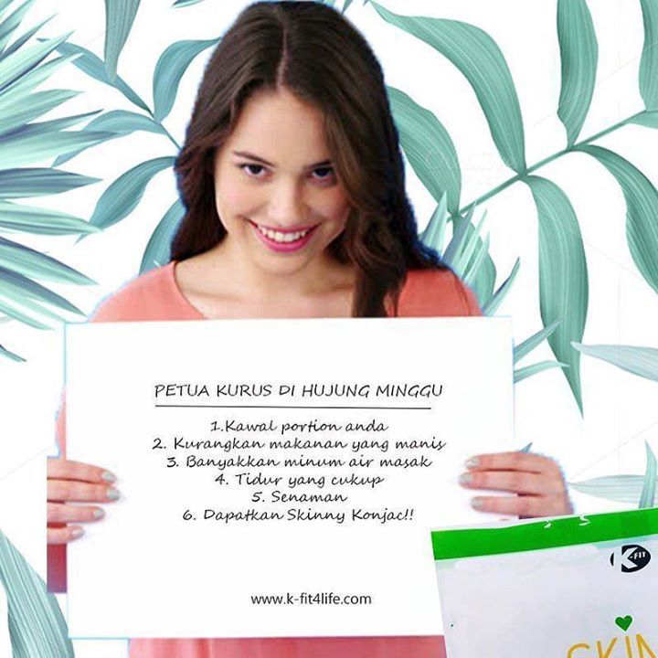 SkinnyKonjac's tweet image. Sedikit petua kurus di hujung minggu. ❤️ . Jom Skinny Konjac! . #sayajual #igkl #igmy #traintobefitnotskinny #trai… ift.tt/2gnUMPB