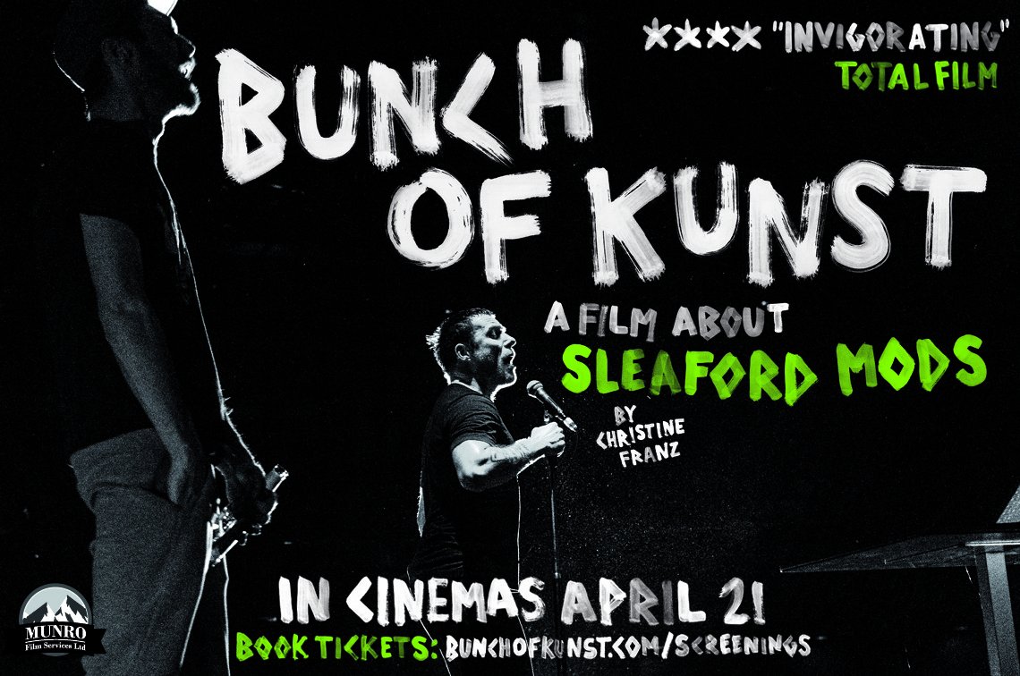 munrofilms's tweet photo. 1 WEEK TO GO @bunchofkunst @sleafordmods BOOK TICKETS https://t.co/DN0nNNQjaJ https://t.co/J67pYhDLPY