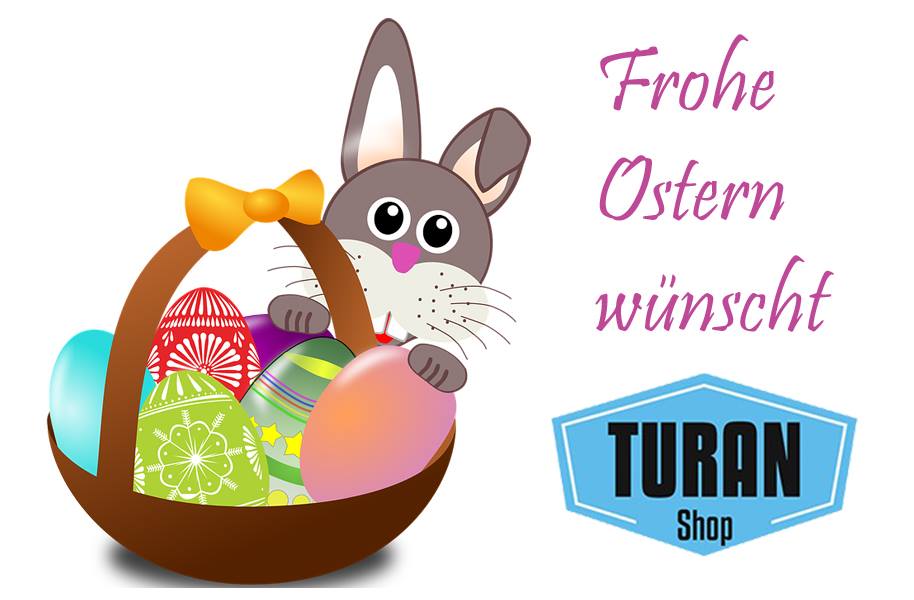 TuranShop wünscht Ihnen ein frohes und gesegnetes Osterfest, viele bunte Eier und erholsame Feiertage!
  ➡turanshop.de