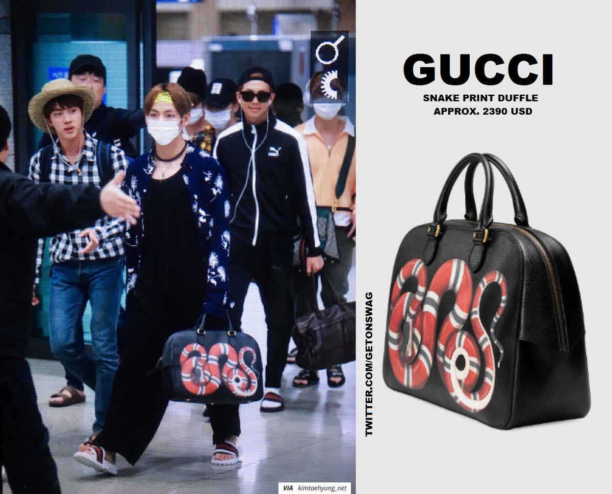 taehyung v gucci bag