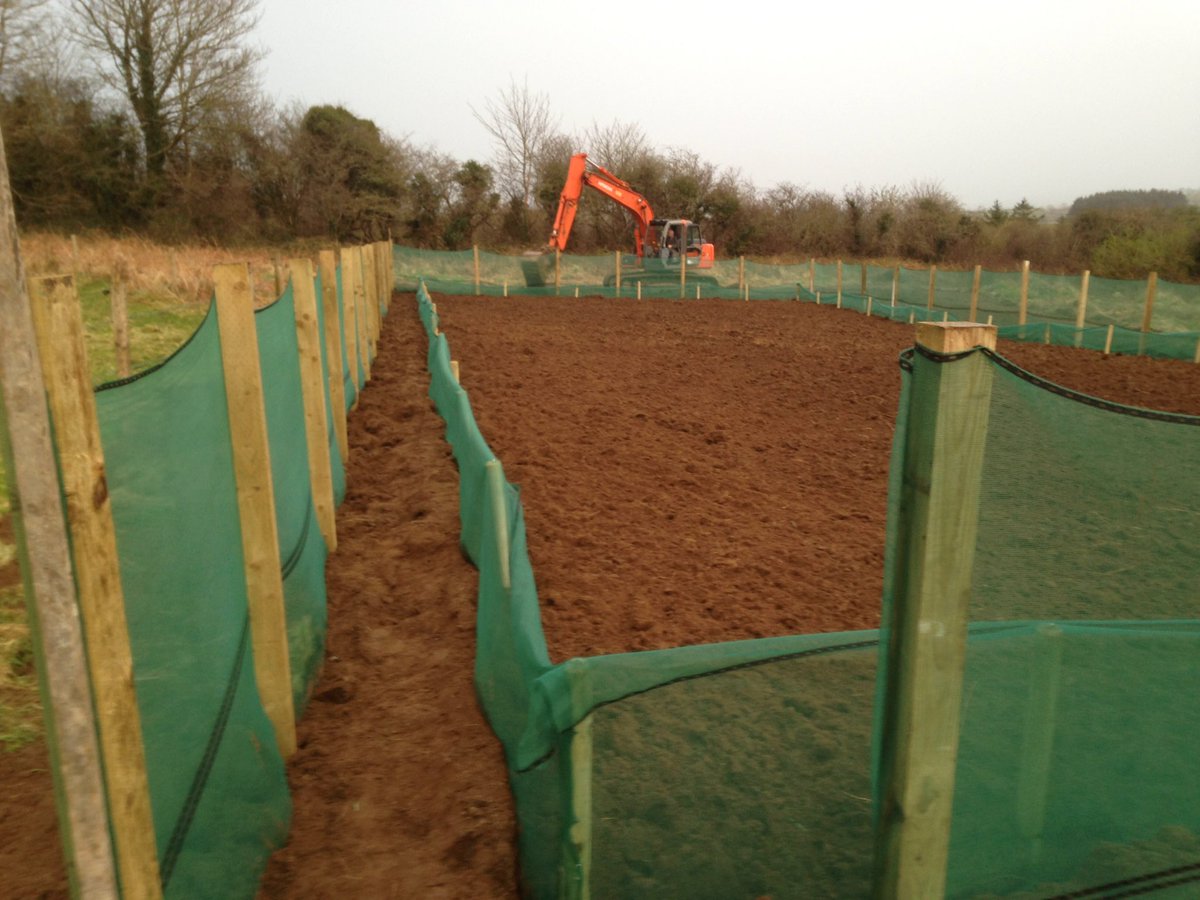 MayoEscargot's tweet photo. All set for a new season at #mayoescargot snail farm. Field rotivated, seed sown and all set for a west of Ireland spring/summer https://t.co/fSWFXA0j9t