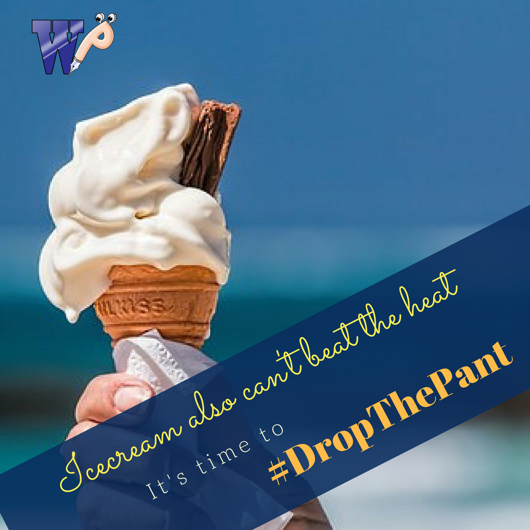 IceCream can also can't beat the heat, so it's time to #DropThePants #FBB #Heat #RisingTemperature #Summer #HotSummer #HotDays #SunnyDays