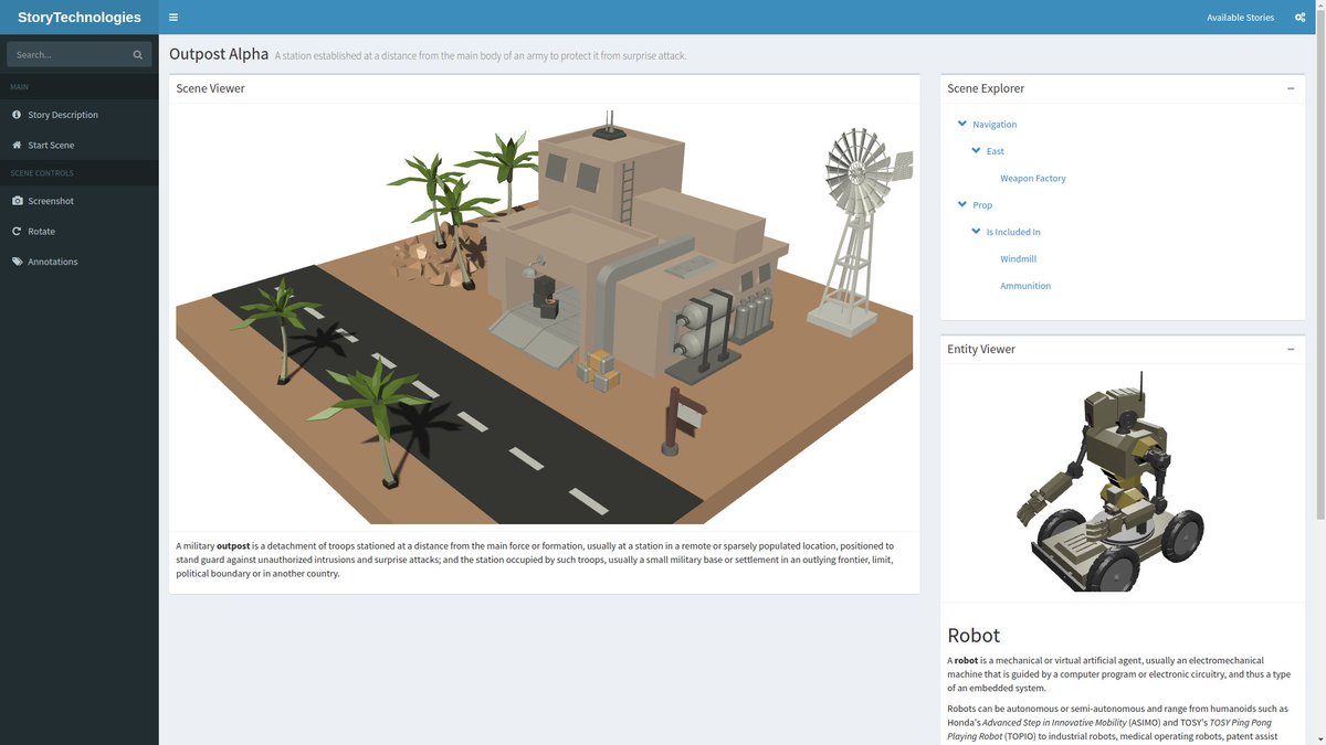 brettkromkamp's tweet image. Making good progress with the new story browser interface #webgl #blend4web #storytelling #storytechnologies