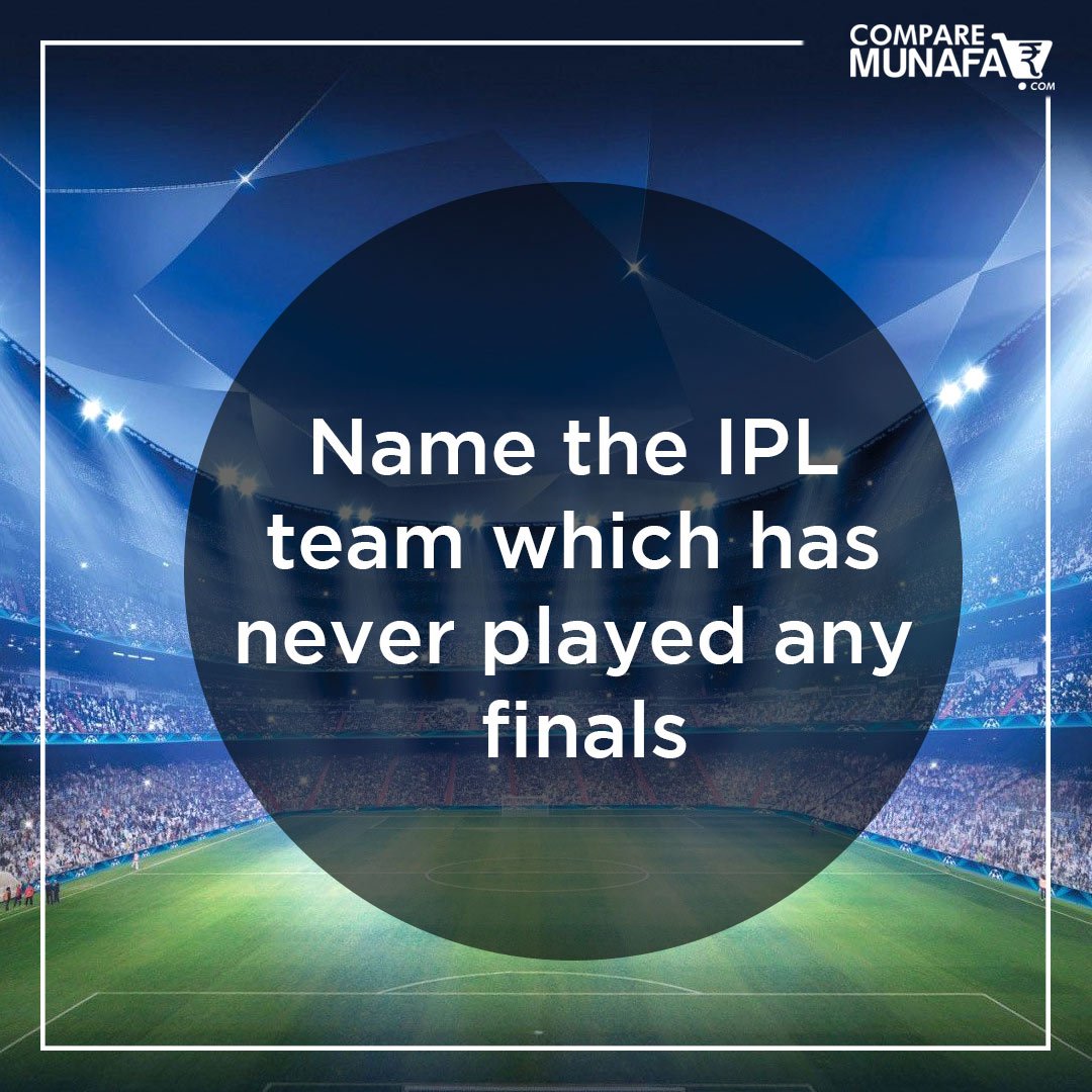 comparemunafa's tweet photo. Wow! Into the 10th year and still a team has managed to not reach the final match? This is something. #IPL #cricket #CompareMunafa #IPL2017 https://t.co/zkEdFzuf60