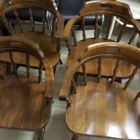 Reloved1's tweet image. Set Of 4 Beautifully Made Antique Captains Chairs in excellent condition, quality pieces of furniture. £300   0141 954 2323