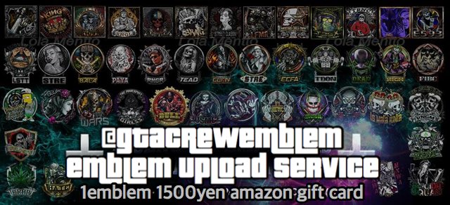 Gtaクルーエンブレム代行 公式 Gtacrewemblem Twitter Gtaクルーエンブレム代行 公式 Gtacrewemblem Twitter