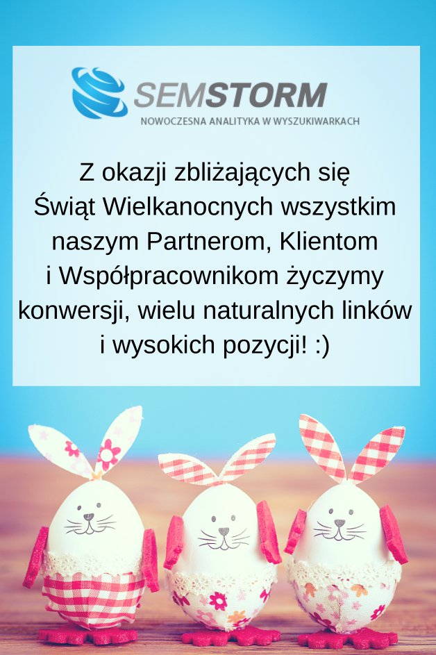 semstormtool's tweet image. Wesołych Świąt! #semstorm #wielkanoc