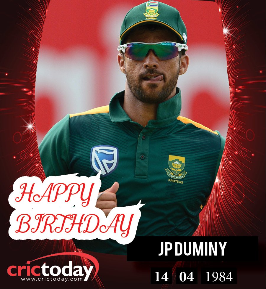  Happy Birthday JP Duminy 