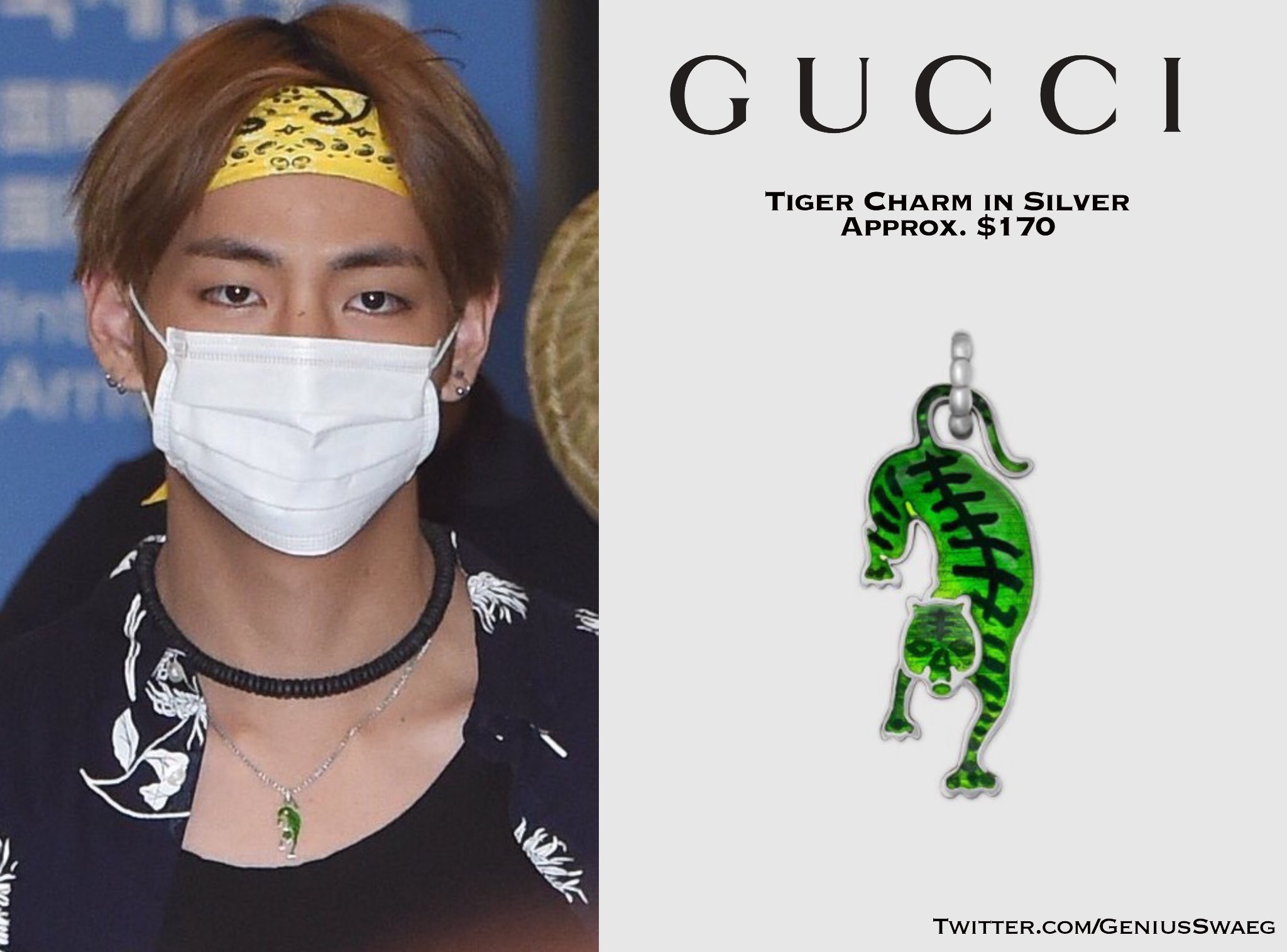 Gucci shop tiger charm