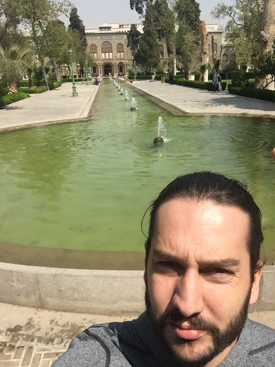 gaskillss's tweet photo. Loving #iran most Beautiful place on earth. #abbasihotel #vankcathedral #golestanpalace #imamsquare many more selfies to come. https://t.co/u1bxypWH1r
