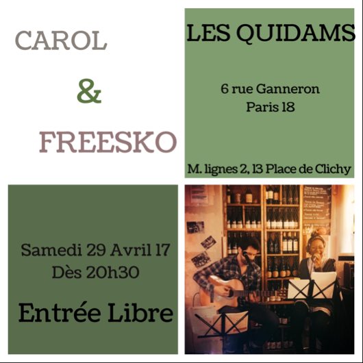 c_freesko's tweet image. #EnConcert ! #UnPeuDe #Soul #Jazz #Pop ✨✨