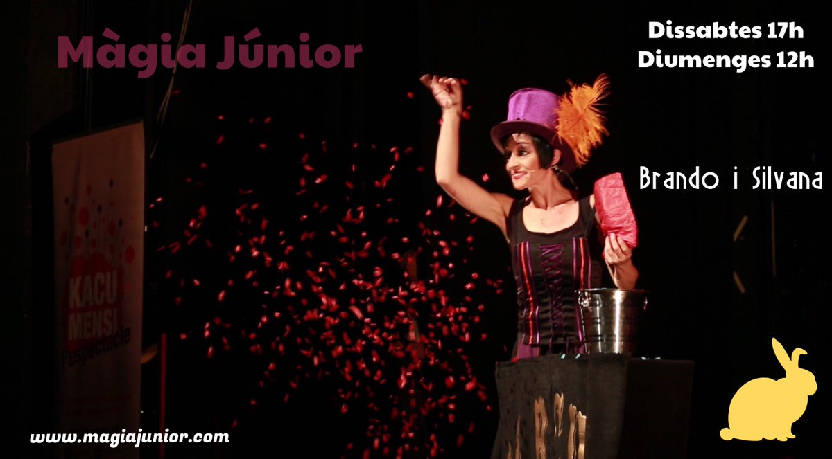 magiajunior's tweet photo. últimes entrades per avui @magiajunior 17:30h al @teatredelraval !
https://t.co/JHGQsO7lgz https://t.co/pezP8EQckw