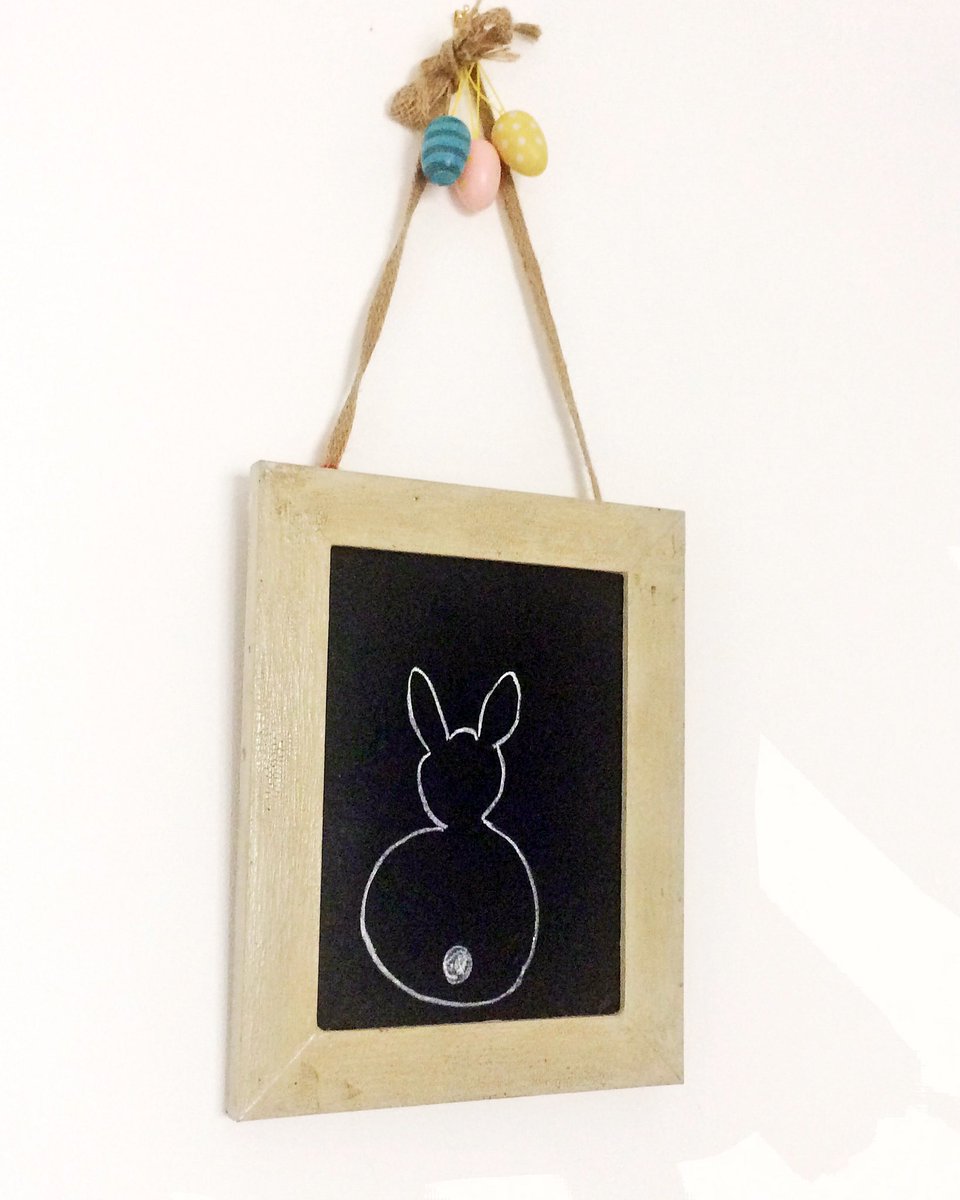 The 'Mini Revivals' have been creative this morning. Not bad eh? #vintage #chalkboard #oneofakind #bespoke #EasterWeekend #bunny #Rustic