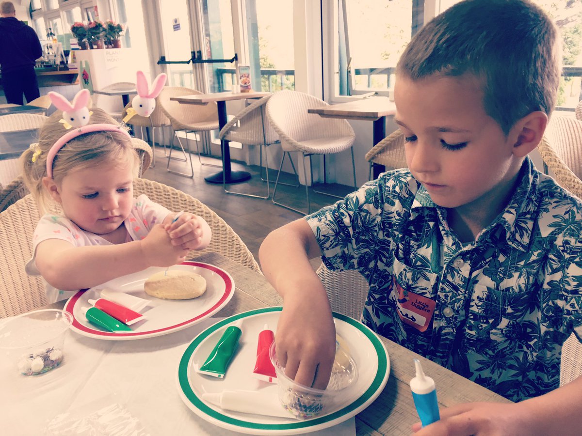 PenguinMason's tweet image. Making Easter biscuits at Hitchin @WyevaleGC #deepconcentration
