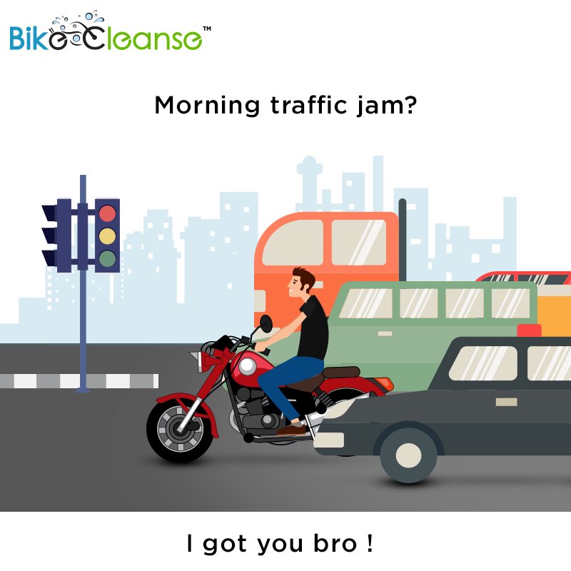 Your bike knows best how to look after you even when there's traffic! #trafficbeaters #Traffic #RidewithPride #motorcycle #bike #biker