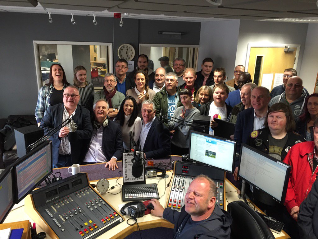 BrexitStewart's tweet photo. At the launch today with Mayor @CllrDaveSanders  of #Peterborough Community Radio 103.2 FM at the Herlington Centre https://t.co/msNbgG9nZZ