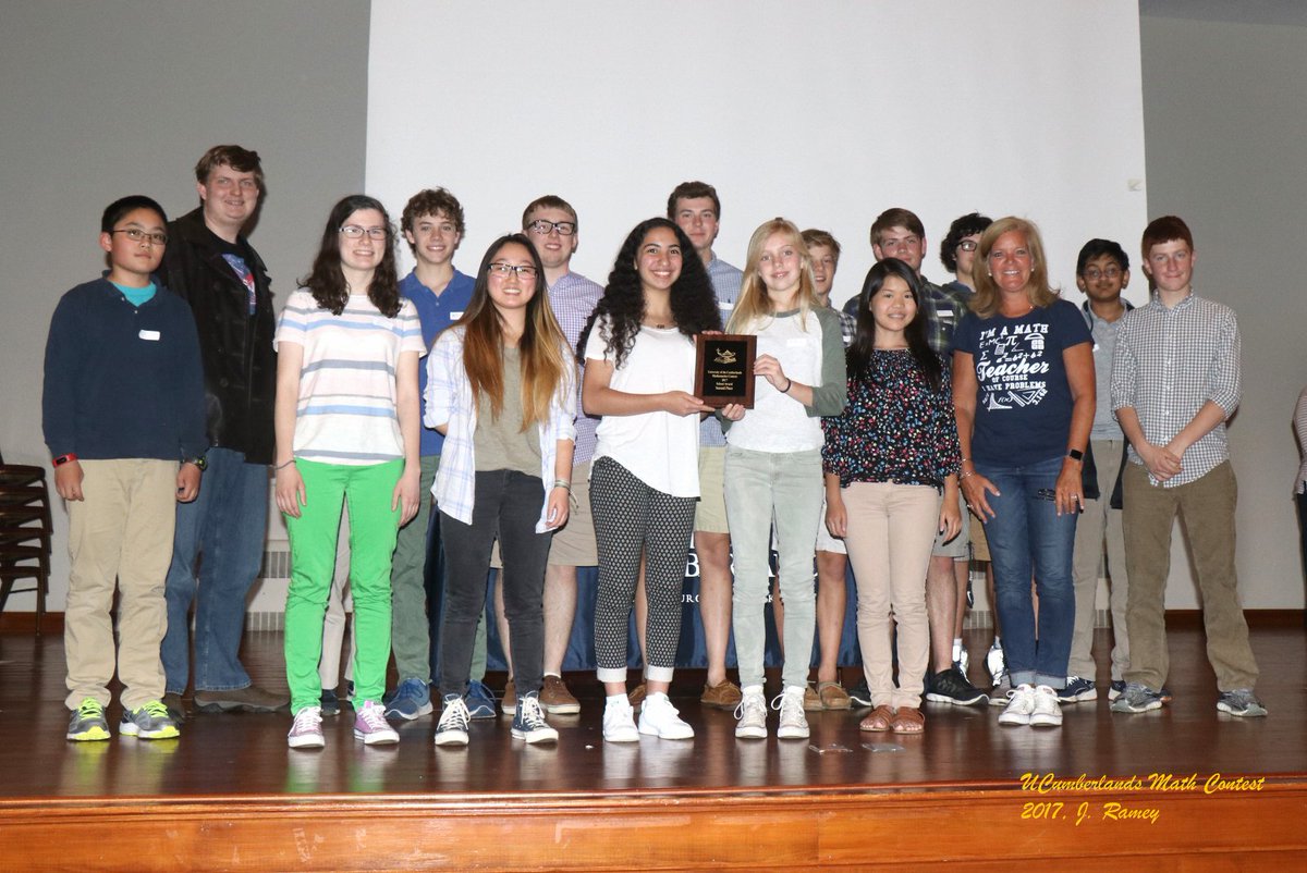 UCmathphysics's tweet image. Congratulations to 2017 @UCumberlands High School Math Contest Second Place School: Sayre School. @sayreschool