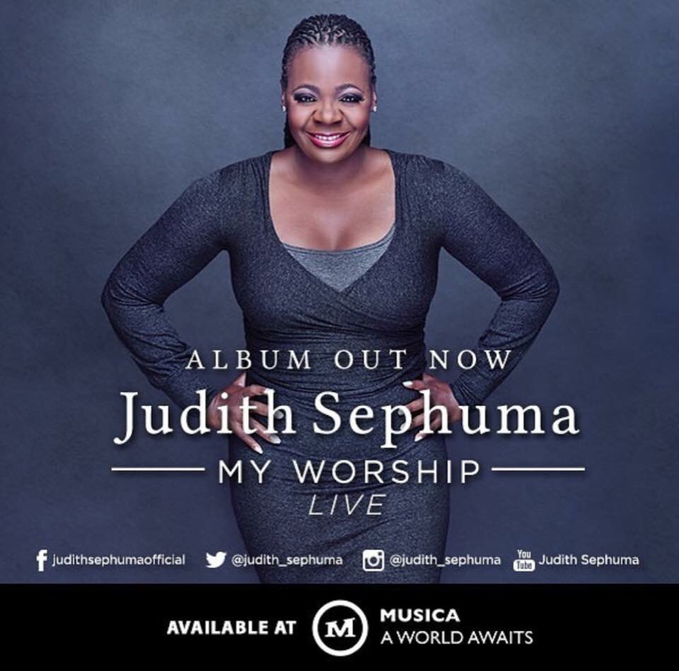 .<a href="/judith_sephuma/">Judith Sephuma</a>'s  new album #MyWorshipLive  available on <a href="/iTunes/">iTunes</a> and  <a href="/MUSICA_AFRICA/">Musica</a> stores. Get your copy today!