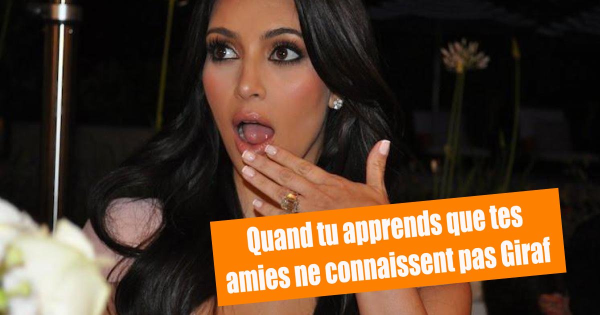 Si <a href="/KimKardashian/">Kim Kardashian</a> le dit....🤔 <a href="/GirafWorld/">Giraf</a> #KimKardashian #giraf #startup #ios #Toulouse #actualite #application #news #reseauxsociaux