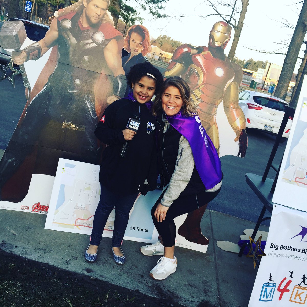 Want to be a hero to your community? @mifox32news is live with <a href="/BBBS_NWMichigan/">BBBS NW Michigan</a> and <a href="/nmc_tc/">NMC</a> for tomorrow's annual race!