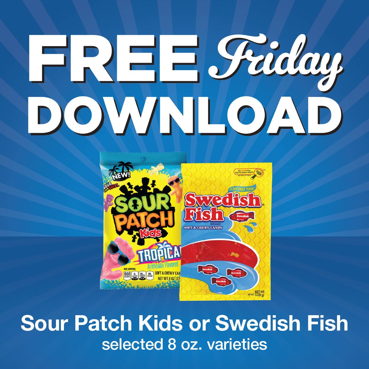 MarianosMarket's tweet photo. FREE FRIDAY DOWNLOAD! Today only 4/14, download a coupon for free @SourPatchKids or @SwedishFish! #MyMarianos https://t.co/gGu7aJYO2e https://t.co/vdcJp4ageP