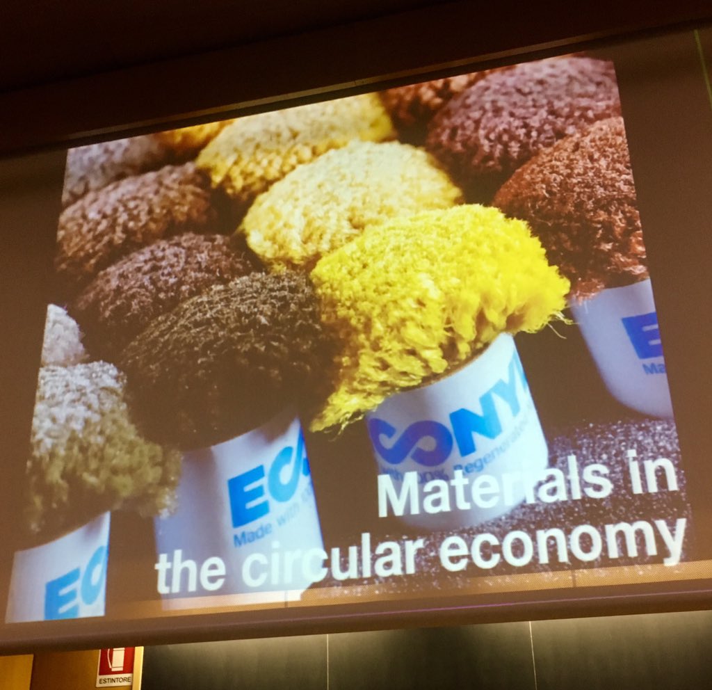 LFValentine's tweet photo. There's a difference in materials in & for the circular economy #EAD12 & again for circular manufacturing & strategies #AnnaPellizzari https://t.co/b8T6DAiHbN