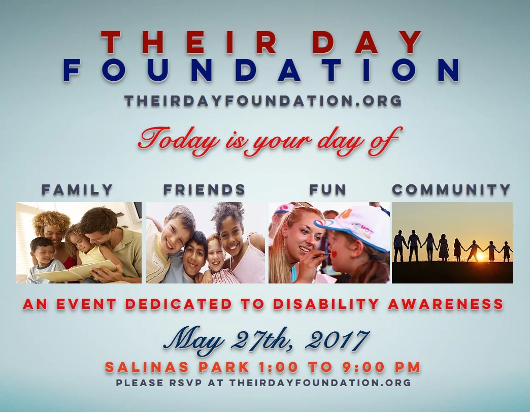 TheirDayFdn's tweet photo. Please join https://t.co/2ZigGf5MjS for a free community event dedicated to disability services &amp; awareness. #CorpusChristi @kiii3news https://t.co/co5ezRUaYN