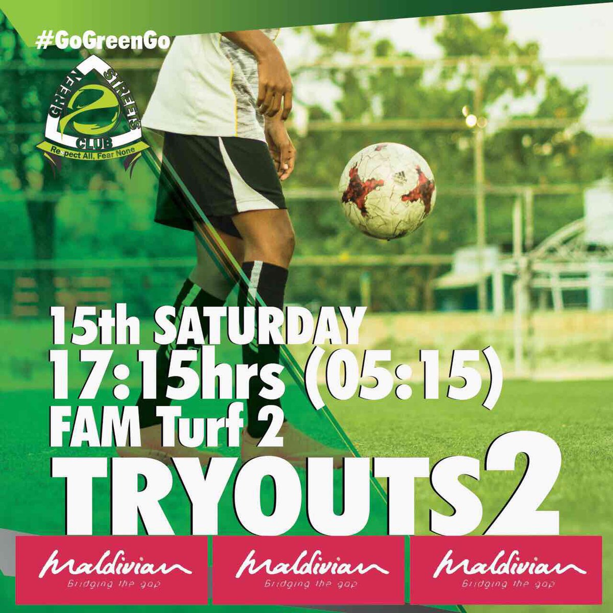 Opportunity doesn't usually knock twice, but we've made an exception. Check out our FB page for more details! facebook.com/ClubGreenStree…